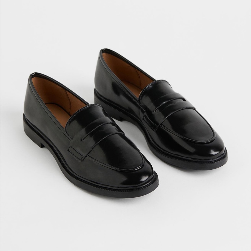 H&M Faux Leather Loafers